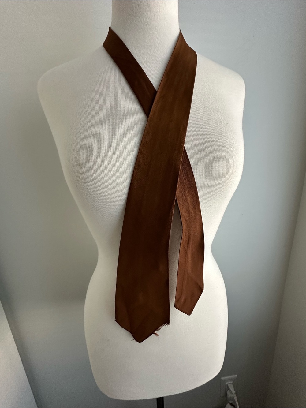 Vintage Seishido Men's Brown Tie